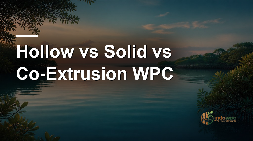 Hollow vs Solid vs Co-Extrusion WPC
