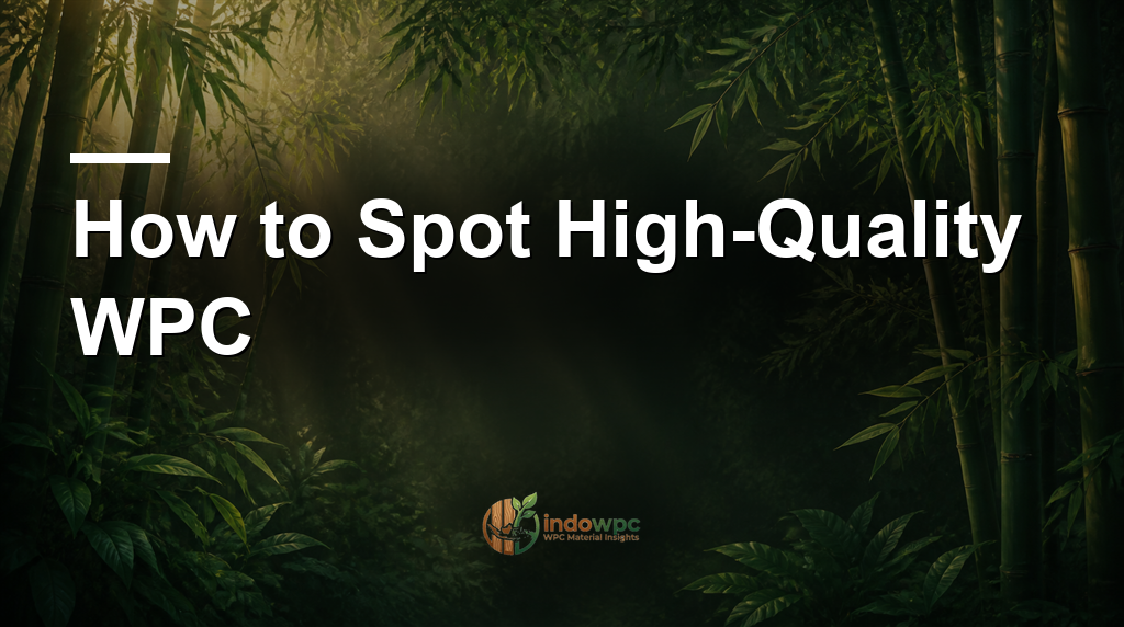 How to Spot High-Quality WPC