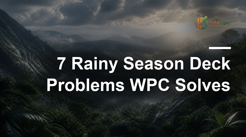 7 Rainy Season Deck Problems WPC Solves