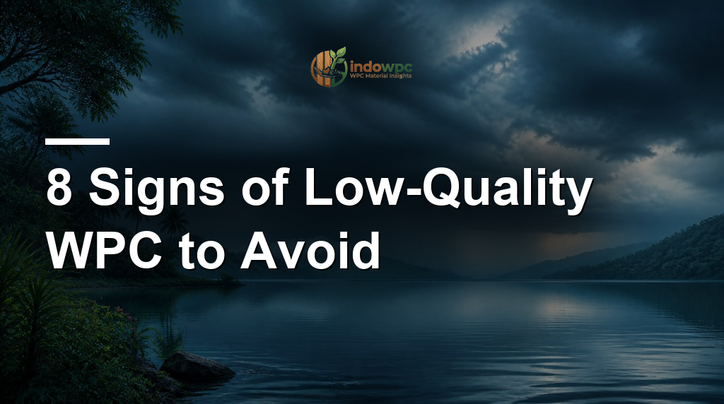 8 Signs of Low-Quality WPC to Avoid