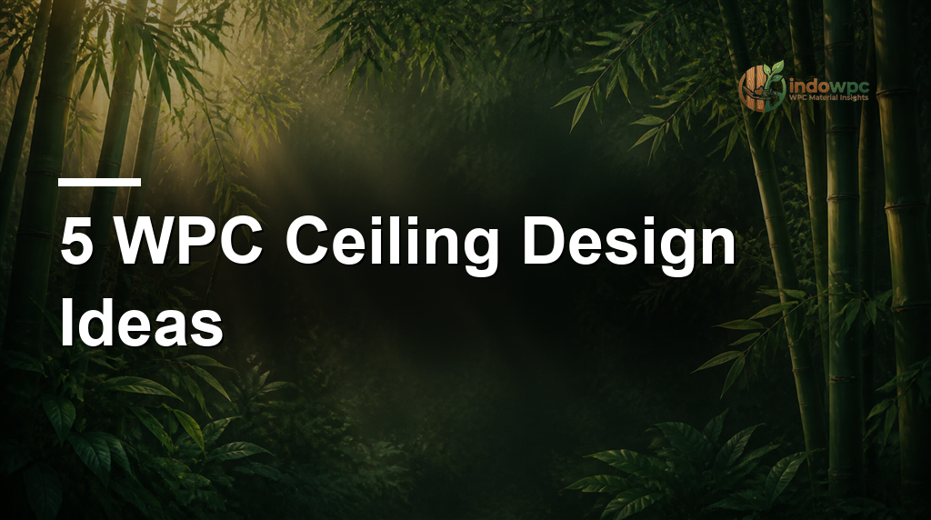 5 WPC Ceiling Design Ideas