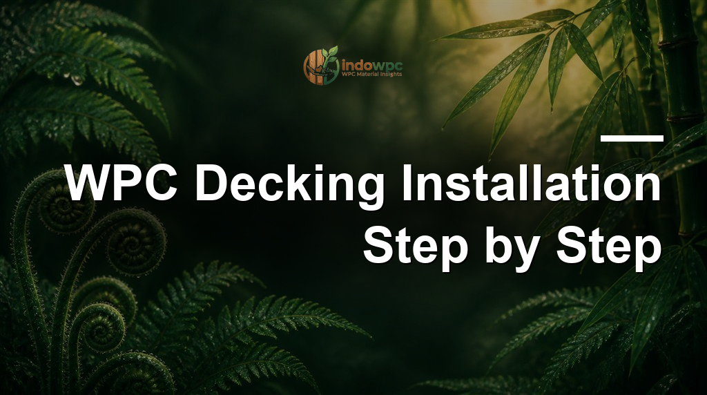 WPC Decking Installation Step by Step