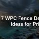 7 WPC Fence Design Ideas for Privacy