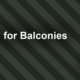 WPC for Balconies