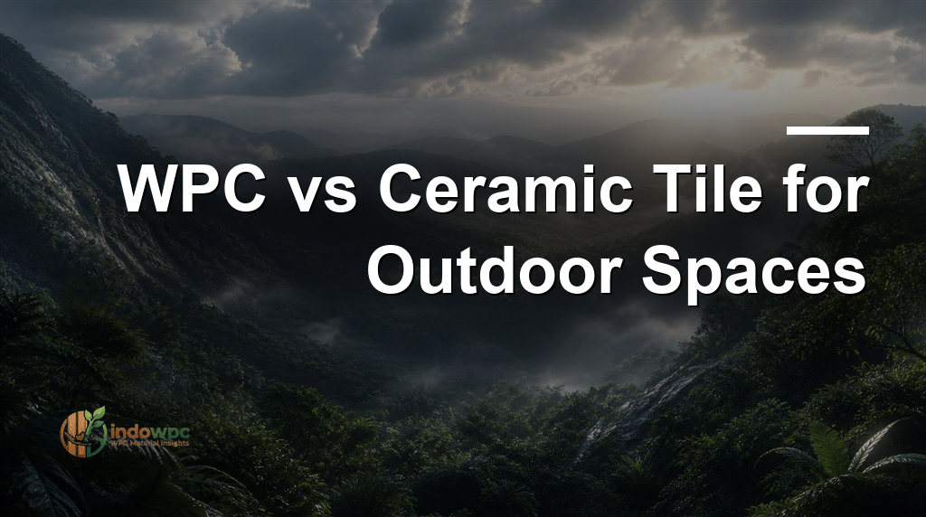 WPC vs Ceramic Tile for Outdoor Spaces
