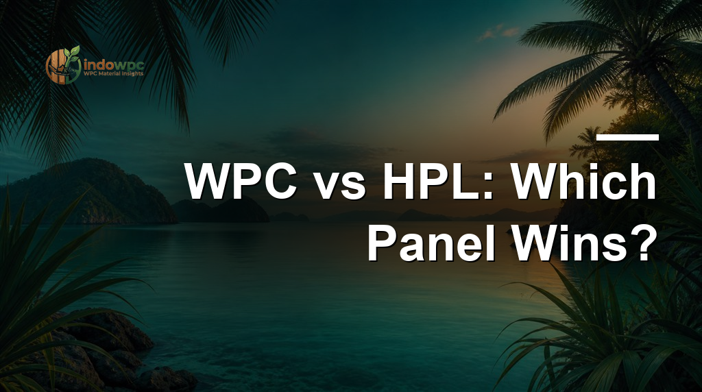 WPC vs HPL: Which Panel Wins?